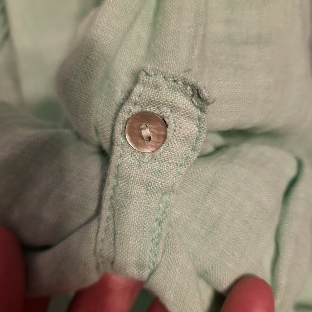 Sigrid Olsen Linen Top - Picture 6 of 7